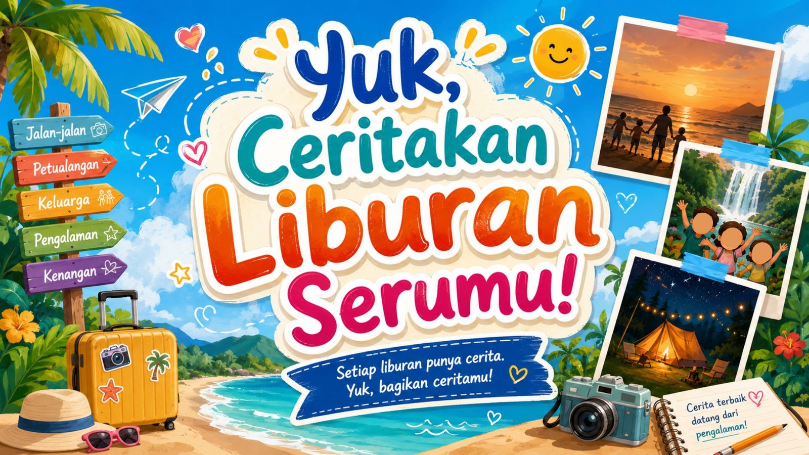 Yuk, Ceritakan Liburan Serumu!