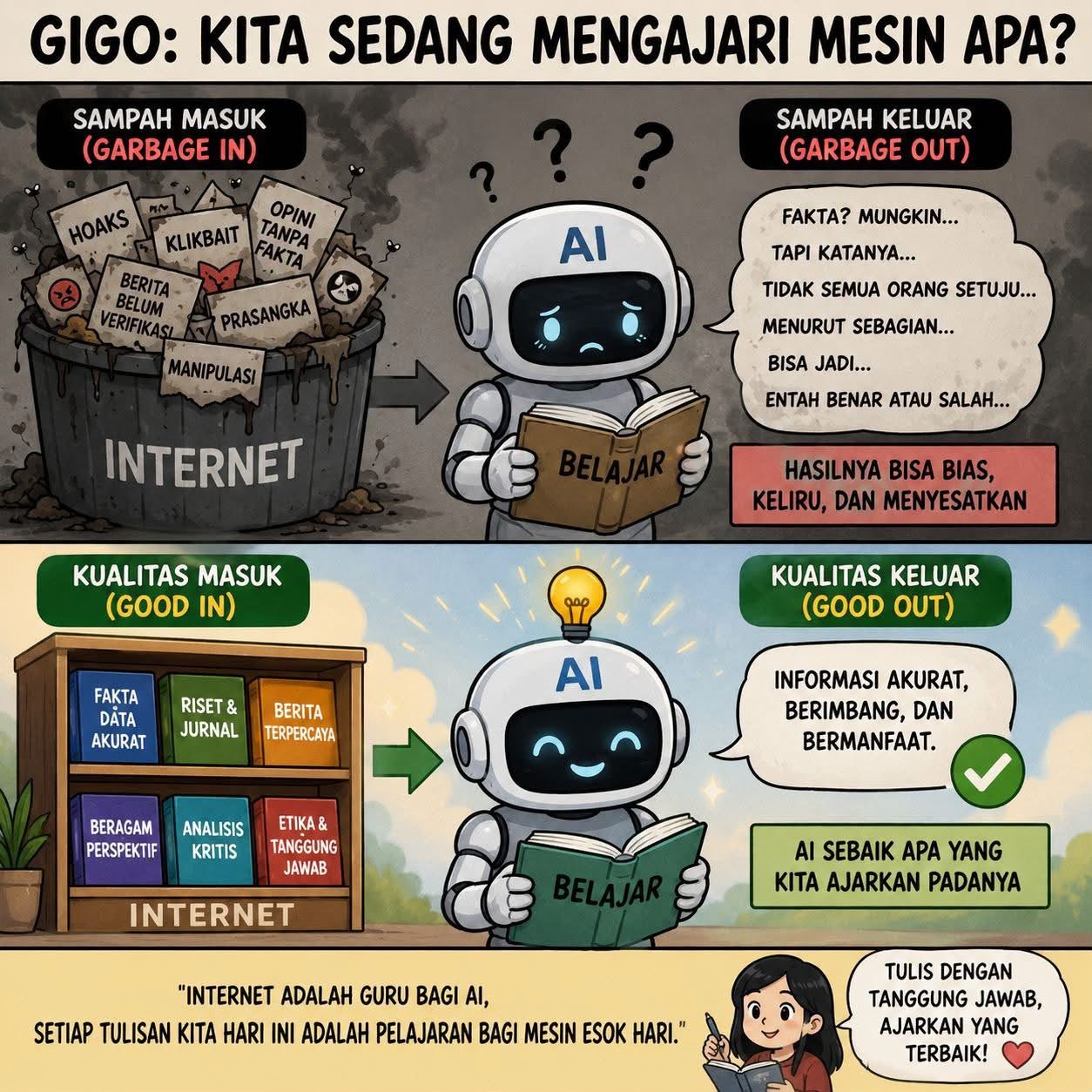 GIGO : KITA SEDANG MENGAJARI MESIN APA?