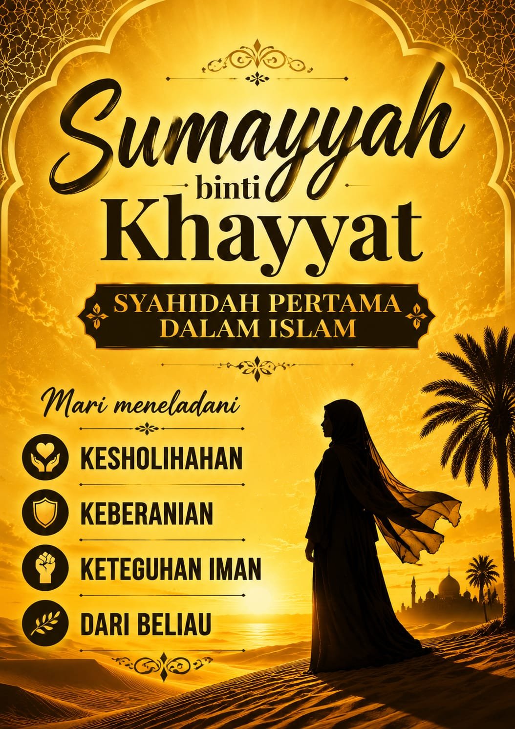 Sumayyah binti Khayyat: Syahidah Pertama dalam Islam